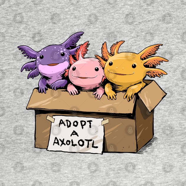 Axolotl in a Box: The Cutest Pet You'll Ever Get! by GoshWow 